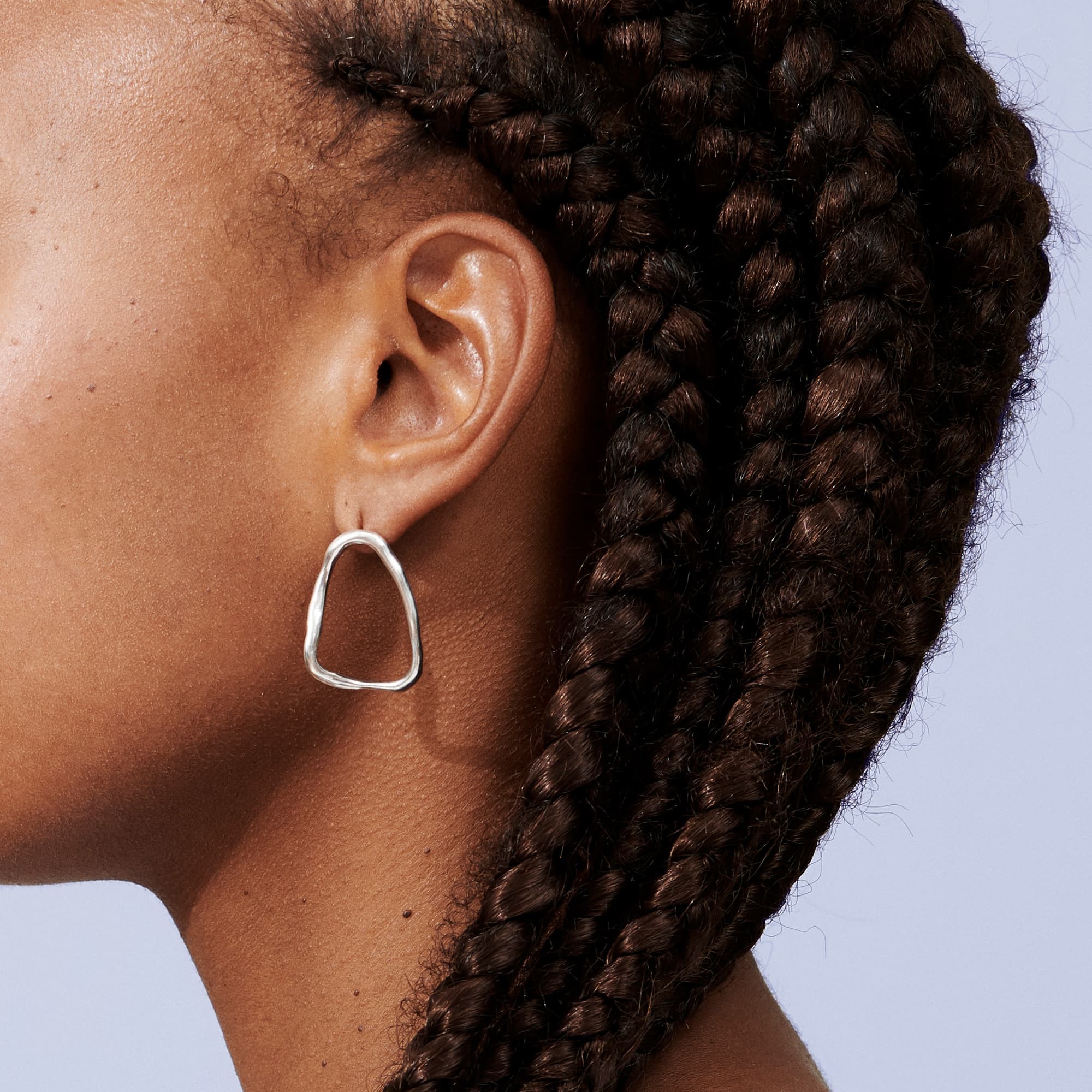 Textured Loop Earrings 2